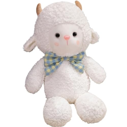 KUKUShining Plüschtier for Kleine Tiere, Süßer Fuchs Weich Ausgestopftes Kaninchen Puppenkissen Begleitlamm Plüschtier for Babys Und Kinder Geburtstag(Lamb,60cm/23.9in) von KUKUShining