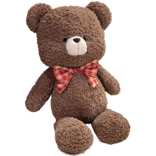 KUKUShining Plüschtier for Kleine Tiere, Süßer Fuchs Weich Ausgestopftes Kaninchen Puppenkissen Begleitlamm Plüschtier for Babys Und Kinder Geburtstag(Littlebear,60cm/23.9in) von KUKUShining