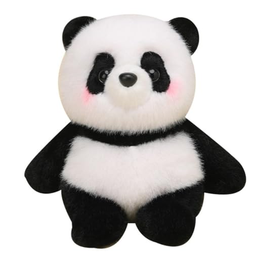 KUKUShining Plüschtier for Kleine Tiere, Süßer Panda Weich Ausgestopfter Fuchs Puppen Kissen Elefant Kaninchen Shiba Inu Plüschtier for Babys Und Kinder for Geburtstag(Panda) von KUKUShining
