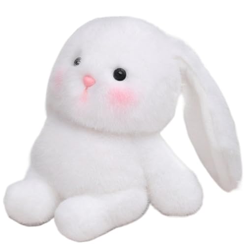 KUKUShining Plüschtier for Kleine Tiere, Süßer Panda Weich Ausgestopfter Fuchs Puppen Kissen Elefant Kaninchen Shiba Inu Plüschtier for Babys Und Kinder for Geburtstag(Rabbit) von KUKUShining