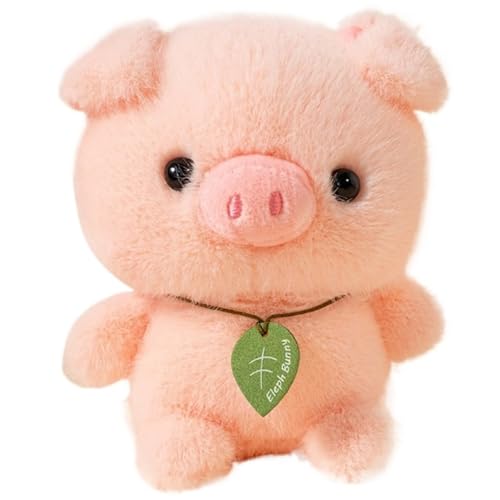 KUKUShining Plüschtier for Kleine Tiere, Süßer Weicher Bär Ausgestopfte Corgi-Puppen Kissen Desktop-Panda Plüschkaninchen for Kinder Ostern(Pig) von KUKUShining