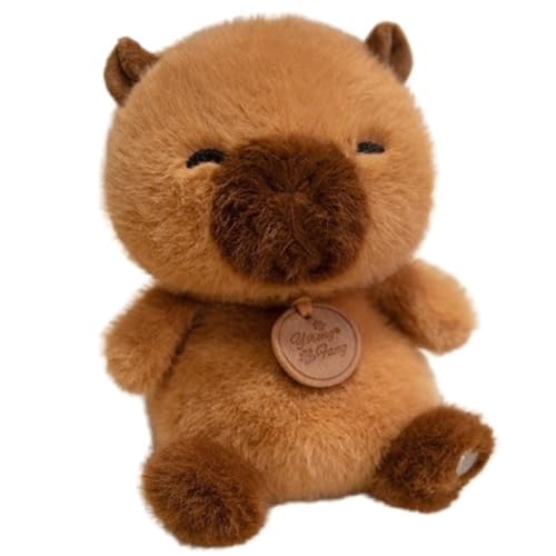 KUKUShining Plüschtier for Kleine Tiere, Süßes Capybara Weich Ausgestopftes Fuchs-Puppenkissen Schreibtisch Plüschtier for Babys Und Kinder Geburtstag(Capybara) von KUKUShining