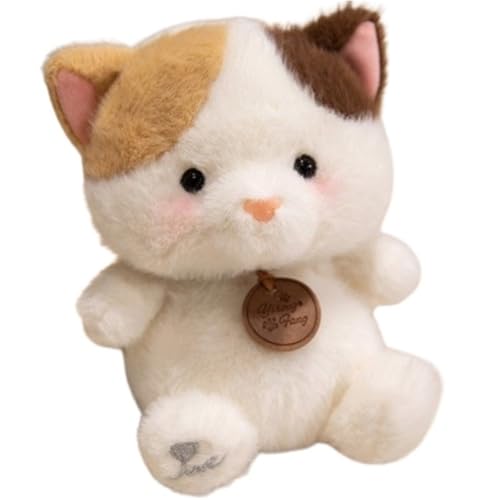 KUKUShining Plüschtier for Kleine Tiere, Süßes Capybara Weich Ausgestopftes Fuchs-Puppenkissen Schreibtisch Plüschtier for Babys Und Kinder Geburtstag(Cat) von KUKUShining