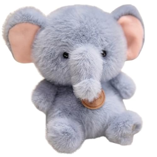 KUKUShining Plüschtier for Kleine Tiere, Süßes Capybara Weich Ausgestopftes Fuchs-Puppenkissen Schreibtisch Plüschtier for Babys Und Kinder Geburtstag(Elephant) von KUKUShining