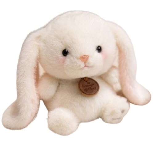 KUKUShining Plüschtier for Kleine Tiere, Süßes Capybara Weich Ausgestopftes Fuchs-Puppenkissen Schreibtisch Plüschtier for Babys Und Kinder Geburtstag(Rabbit) von KUKUShining