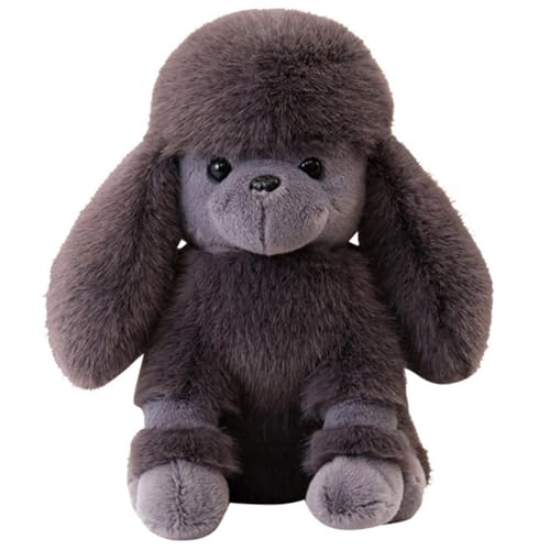 KUKUShining Pudel Plüschtier, Weiches Süßes Stofftier West Highland Dog Doll Flauschiges Welpen Plüschtier for Den Kindergeburtstag(Poodle) von KUKUShining