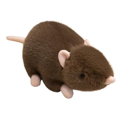 KUKUShining Ratten Plüschtier, Lustige Hochsimulierte Hamster-Stofftierpuppe Süßes Plüschtier for Kinder Als Geschenk(Brown,100cm/39.4in) von KUKUShining
