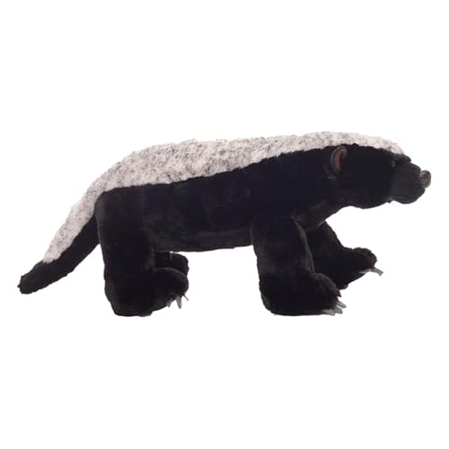 KUKUShining Realistisches Honigdachs Plüschtier, Kuschelig Weiche Flauschige Plüschtiere Kuschelige Tierkissen Geschenk for Kinder Weihnachten Ostern Geburtstag(50cm/19.7in) von KUKUShining