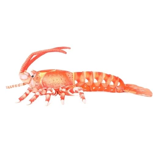 KUKUShining Realistisches Hummer Plüschtier, Perfekt Weich Kuschelig Kuscheliger Spielgefährte Plüschkissen Kinder Weihnachten Kindergeburtstag(Orange,60cm/23.6in) von KUKUShining
