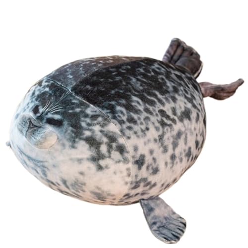 KUKUShining Robben Plüschtier, Süßes Ozean Wasser Stofftier Puppenkissen Weiche Mollige Kissenpuppe for Geschenke Kinder(40cm/15.75in) von KUKUShining