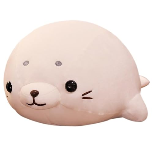 KUKUShining Robben Plüschtier, Süßes Stofftier Kissen Molliges Weiches Meerestier Kissen Für Kinder Babys Mädchen Jungen Kleinkinder(60cm/23.6in) von KUKUShining