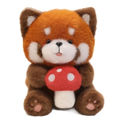 KUKUShining Roter Panda Plüsch, Weiches Stofftier Puppen Spielzeug Süße Waschbär Plüschtiere for Geburtstagsgeschenke Dekor Kinder(26cm/10.2in) von KUKUShining