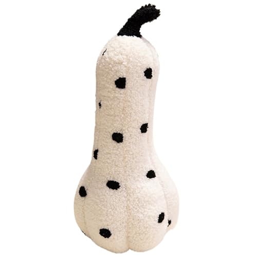 KUKUShining Schlangenmelone Kissen Aus Plüsch, Weiches Langes Gefülltes Umarmungskissen Süßes Dekoratives Plüschkissen for Sofa Couch Büro(White,60cm/23.6in) von KUKUShining