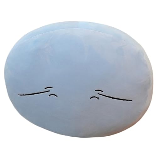 KUKUShining Schleim Plüschtier, Niedlicher Ausdruck Ausgestopfte Puppe Ornament Kissen Rundes Umarmungskissen Plüschtier for Das Home Office(Angry,55cm/21.65in) von KUKUShining