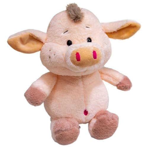 KUKUShining Schwein Plüsch, Kuscheltier Ferkel Stofftier Puppe Kawaii Rosa Schweinchen Plüschtier Spielzeug Wohndekoration Geschenk Für Kinder(45cm/17.7in) von KUKUShining