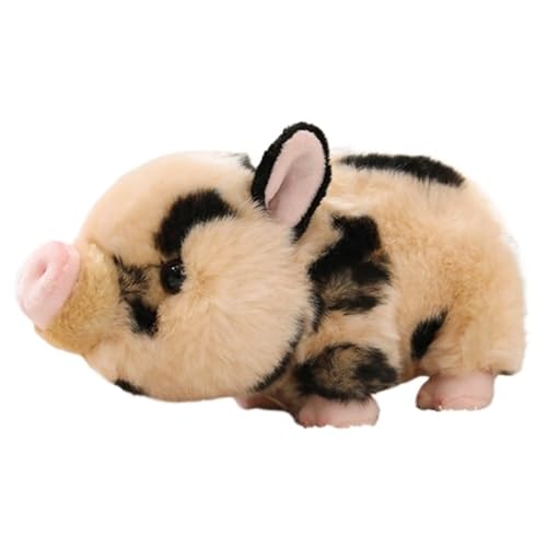 KUKUShining Schwein Plüschtier, Süßes Schweinchenkissen Kuscheltiere Puppen Weiches Umarmungskissen Als Geschenk for Kinder Sofaparty(Yellow) von KUKUShining
