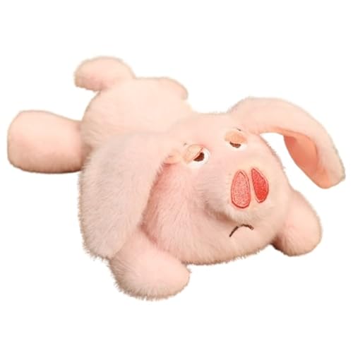KUKUShining Schweine Plüsch, Süßes Stofftier Puppen Dekoration Kissen Cartoon Langohriges Rosa Schweinchen Plüschspielzeug Geschenke Für Kinder KUKUShining Schweine Plüsch, Süßes Stofftier Puppen Dekoration Kissen Cartoon Langohriges Rosa Schweinchen Plüschspielzeug Geschenke Für Kinder von KUKUShining