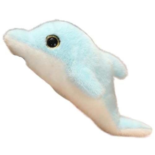 KUKUShining Seelöwe Plüschtier, Süßes Cartoon Kuscheltier Seehundkissen Weicher Delfin Seepferdchen Plüschtier for Kissen Geschenk(Dolphin) von KUKUShining