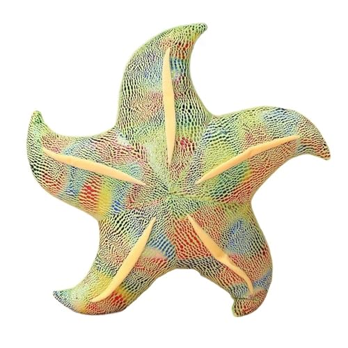 KUKUShining Seestern Plüschtier, Kuschelkissen Mit Meerestieren Süßes Schlafendes Plüschtier for Kinder Und Erwachsene(Green,45cm/17.7in) von KUKUShining