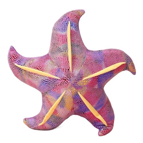 KUKUShining Seestern Plüschtier, Kuschelkissen Mit Meerestieren Süßes Schlafendes Plüschtier for Kinder Und Erwachsene(Purple,20cm/7.8in) von KUKUShining