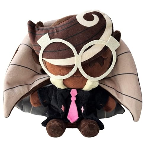 KUKUShining Shadow Milk Cookie Kuscheltier, Hübsches Tier Plüschtier aus Cookie Run Kingdom Cartoon Charaktere Spielzeugpuppe Geschenk for Fans Spieler und Kinder(Espresso) von KUKUShining