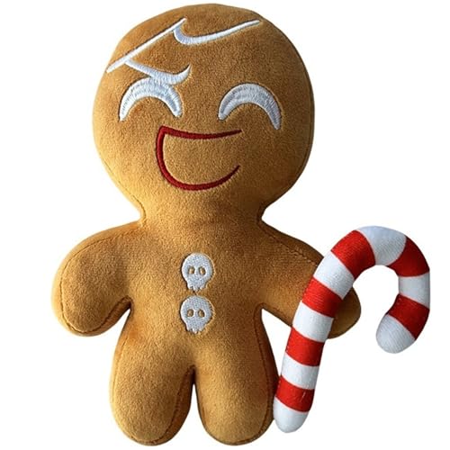 KUKUShining Shadow Milk Cookie Kuscheltier, Hübsches Tier Plüschtier aus Cookie Run Kingdom Cartoon Charaktere Spielzeugpuppe Geschenk for Fans Spieler und Kinder(GingerBrave) von KUKUShining