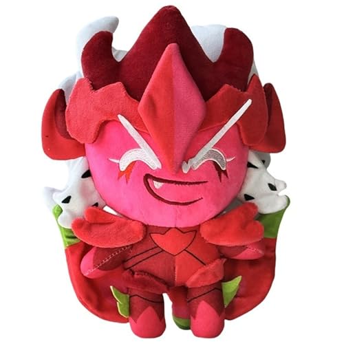 KUKUShining Shadow Milk Cookie Kuscheltier, Hübsches Tier Plüschtier aus Cookie Run Kingdom Cartoon Charaktere Spielzeugpuppe Geschenk for Fans Spieler und Kinder(Pitaya Dragon) von KUKUShining