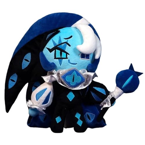 KUKUShining Shadow Milk Cookie Kuscheltier, Hübsches Tier Plüschtier aus Cookie Run Kingdom Cartoon Charaktere Spielzeugpuppe Geschenk for Fans Spieler und Kinder(Shadow Milk) von KUKUShining