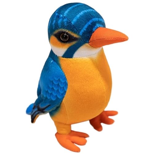 KUKUShining Specht Plüsch, Weiche Kuschelige Stofftiere Puppen Realistisches Vogel Plüschtier Pädagogisches Spielzeug for Lustige Geschenke(Blue,25cm/9.8in) von KUKUShining