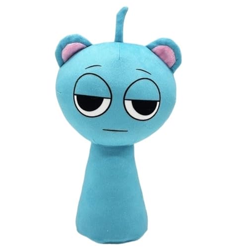 KUKUShining Sprunki Plüschtier, Cartoon Charmante Weiche Kuscheltiere Süße Plüschpuppen for Kinder Fans Gamer Geschenke(Blue) von KUKUShining