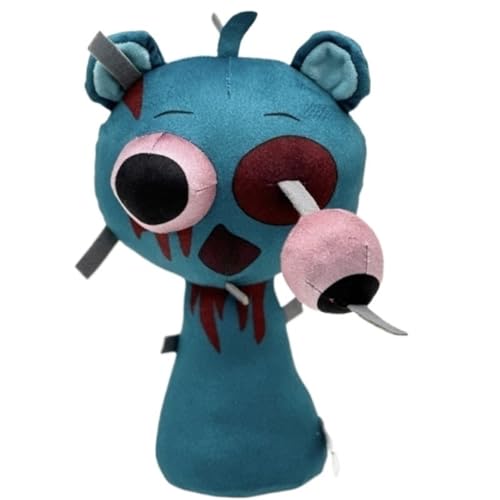 KUKUShining Sprunki Plüschtier, Cartoon Charmante Weiche Kuscheltiere Süße Plüschpuppen for Kinder Fans Gamer Geschenke(Mutant Blue) von KUKUShining