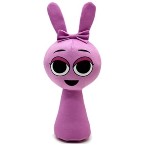 KUKUShining Sprunki Plüschtier, Cartoon Charmante Weiche Kuscheltiere Süße Plüschpuppen for Kinder Fans Gamer Geschenke(Purple B) von KUKUShining