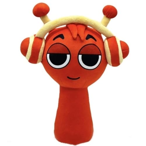 KUKUShining Sprunki Plüschtier, Cartoon Charmante Weiche Kuscheltiere Süße Plüschpuppen for Kinder Fans Gamer Geschenke(Red) von KUKUShining