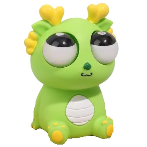KUKUShining Squeeze Spielzeug, Tiere Popping Out Augen Squeeze Ball Stressbälle Quetsch Lustiges Quetschspielzeug Spielzeug Für Weihnachten(Green) von KUKUShining