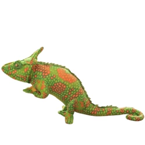 KUKUShining Süßes Chamäleon Plüschtier, Weiches Cartoon Kuscheltier Plüschkissenpuppe for Perfekte Spielbegleiter for Kinder(Green) von KUKUShining