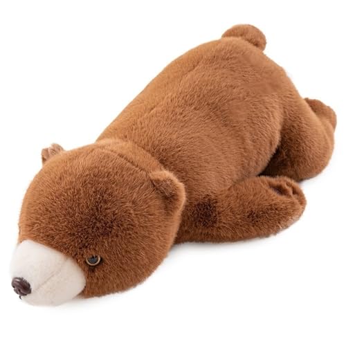 KUKUShining Süßes Eisbär Plüschtier, Superweiches Kawaii Plüschtier Entzückende Teddybär Puppen Die Sich Umarmen Und Schlafen for Mädchen Und Jungen(Brown,60cm/23.6in) von KUKUShining