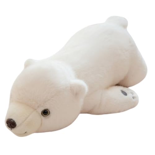 KUKUShining Süßes Eisbär Plüschtier, Superweiches Kawaii Plüschtier Entzückende Teddybär Puppen Die Sich Umarmen Und Schlafen for Mädchen Und Jungen(White,60cm/23.6in) von KUKUShining