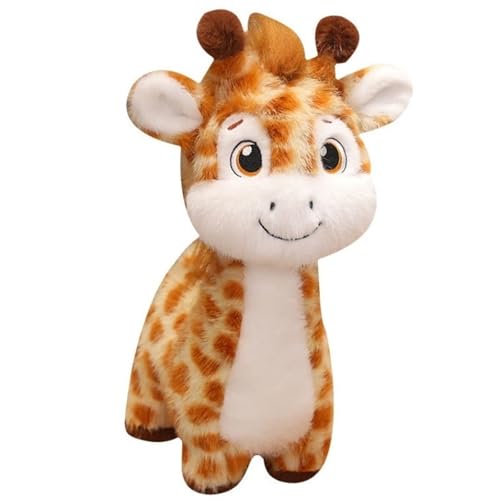 KUKUShining Süßes Giraffen Plüschtier, Weiches Kuscheliges Stehendes Stofftier Warmes Plüschkissen for Kinder Geburtstagsgeschenk for Jungen(30cm/11.8in) von KUKUShining