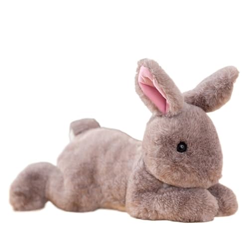 KUKUShining Süßes Häschen Plüschtier, Weiches Kuscheliges Kuscheltier Kaninchen Plüschtier Mit Schlappohren Nachttisch Sofa Jungen Mädchen Kinder Weihnachten Ostern Geburtstag(DarkCamel,50cm/19.6in) von KUKUShining