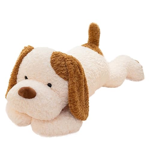 KUKUShining Süßes Hundeplüschtier, Weicher Welpe Kuscheltier Flauschiges Umarmungskissen Kissenpuppe for Kinder Und Mädchen von KUKUShining