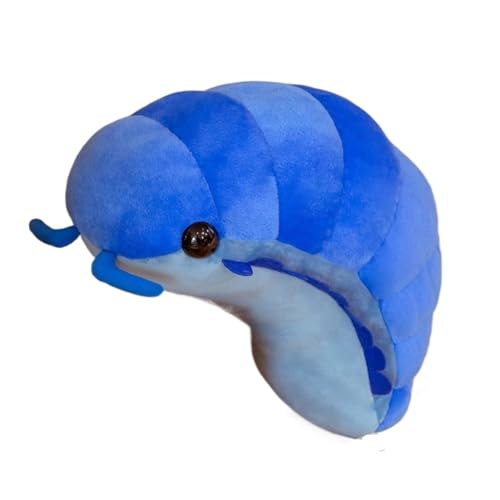 KUKUShining Niedliches Insekten Kuscheltier, Insekten Kuschelkissen Huggable Plüsch von Raupe Wasserbär Wodka für Geschenk Mädchen und Jungen(Blue,30cm/11.8in) von KUKUShining