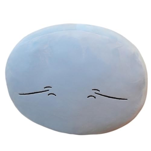 KUKUShining Süßes Schleim Plüschtier, Mollig Weich Kuscheliges Stofftier Puppe Plüschtier Kissen Geschenk Sofa Rundes Kissen for Zuhause Kinder(Angry,28cm/11.02in) von KUKUShining