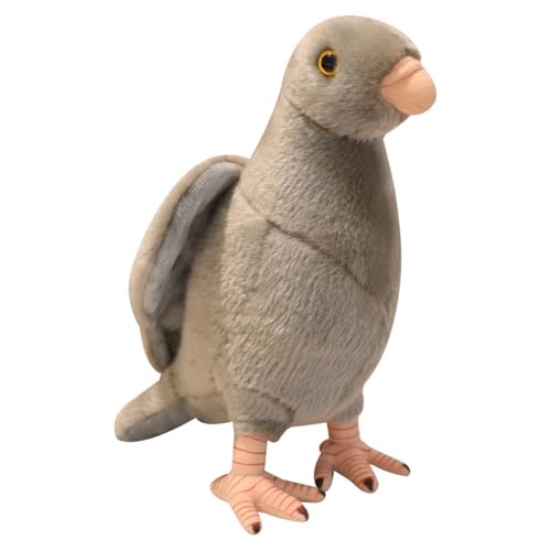 KUKUShining Taubenplüsch, Süße Weiche Stofftierpuppe Realistisches Plüsch Squishy Kissenspielzeug for Geburtstagskinder Zu Hause(Gray,22cm/8.7in) von KUKUShining