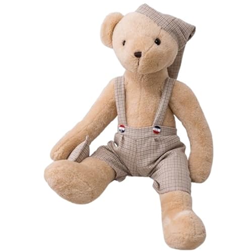 KUKUShining Teddybär Plüsch, Süßes Kuscheltier Hasenkissen Mit Pyjama Simulation Braunbär Puppen Plüsch Spielzeug Als Geschenk(Rabbit) von KUKUShining