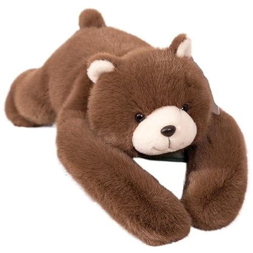 KUKUShining Teddybär Plüsch, Weiches Kuscheliges Stofftier Waschbär Panda Puppen Koala Umarmungskissen Plüschtier Geschenk for Kinder(Bear,30cm/11.8in) von KUKUShining