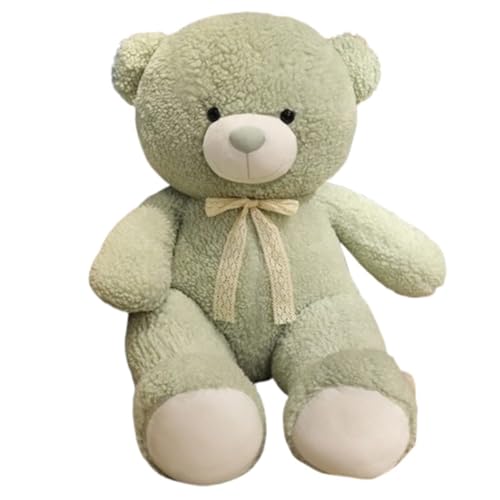 KUKUShining Teddybär Plüschtier, Kuschelig Mit Schleife Stofftierpuppen Weiche Plüschtiere for Den Geburtstag Der Freundin(Green) von KUKUShining
