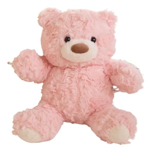 KUKUShining Teddybär Plüschtier, Süße Sitzhaltung Umarmungsbären Kuscheltier Kuschelkissen Als Geschenk for Kinder Und Freundin(Pink) von KUKUShining