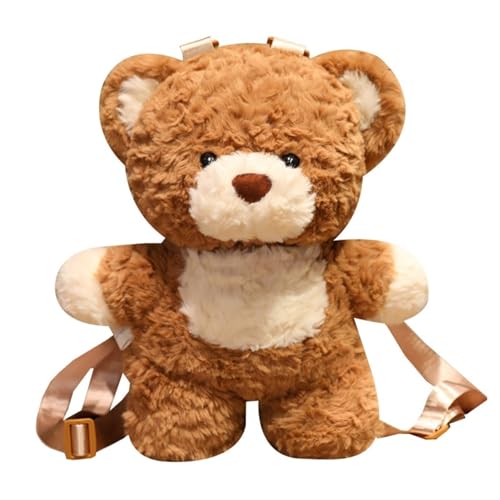 KUKUShining Teddybär Plüschtier, Süße Stoffbären Tierpuppen Weicher Rucksack Plüschtier for Kinder Geburtstagsgeschenk Erwachsene(50cm/19.7in) von KUKUShining