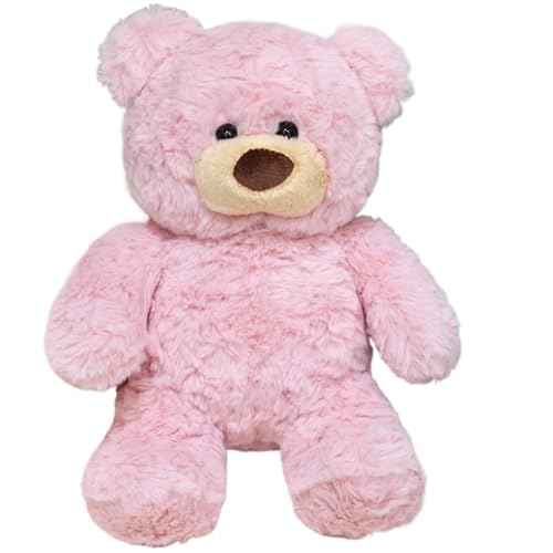KUKUShining Teddybär Plüschtier, Süße Stofftierpuppen Weiches Kissen Süßes Plüschtier Als Weihnachts Und Geburtstagsgeschenk(Pink) von KUKUShining