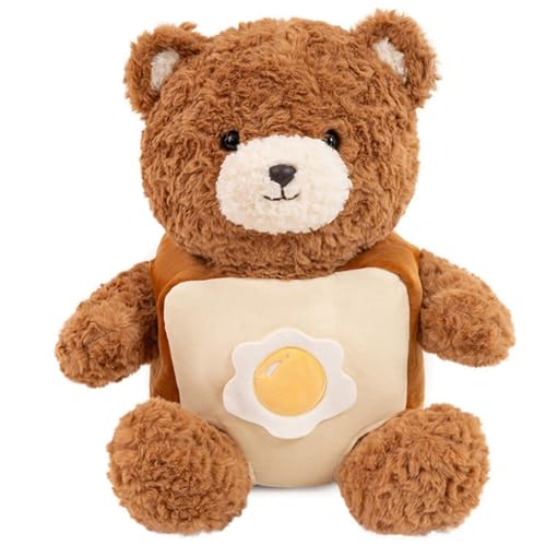 KUKUShining Teddybär Plüschtier, Süße Weiche Stofftiere Puppe Pelzig Kawaii Teddys Plüschtier for Kinder Mädchen Jungen Baby(Cheese,40cm/15.7in) von KUKUShining